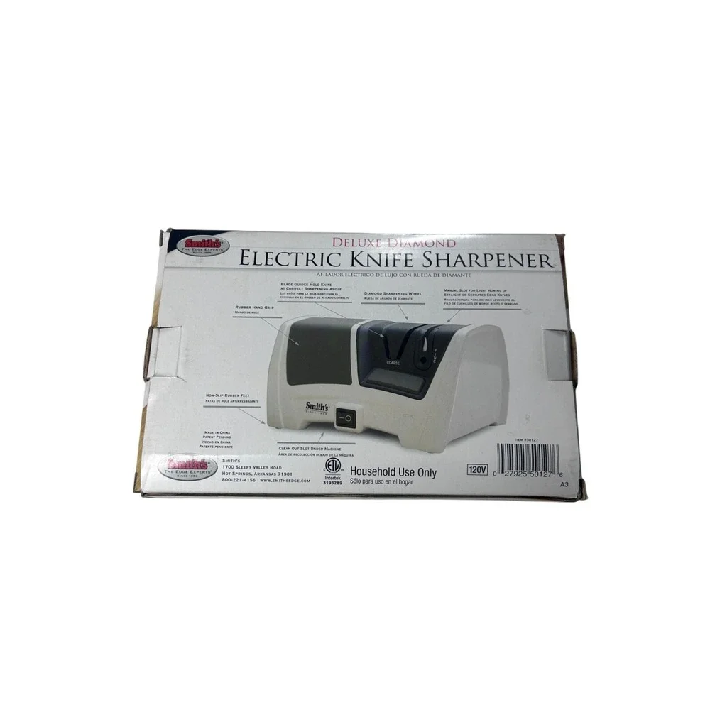 Smith's Deluxe Diamond Electric‎ Knife Sharpener Essentials Model 50127